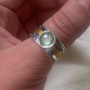 Siren Mixed Metal Ring